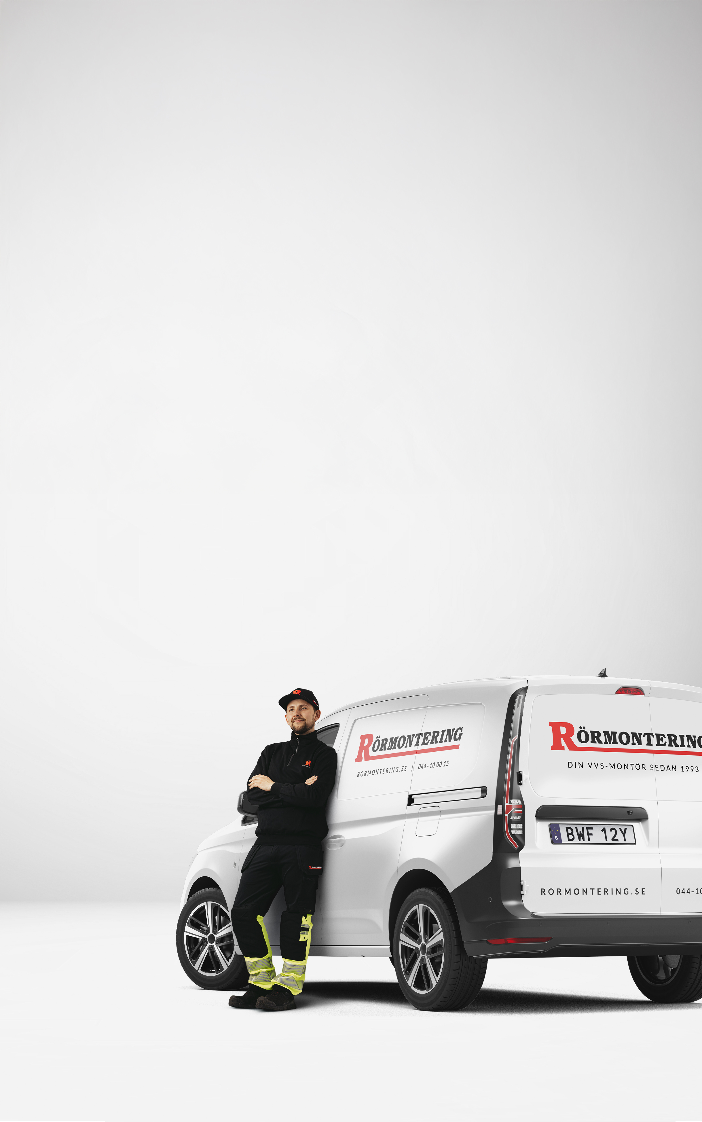 Servicebil från Rörmontering i Kristianstad